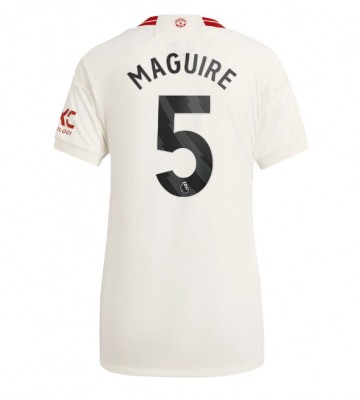 Manchester United Harry Maguire #5 Tredjetröja Dam 2023-24 Kortärmad